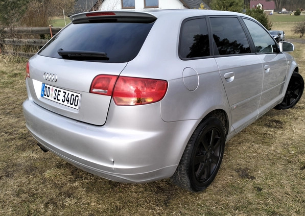 Audi A3 cena 16999 przebieg: 206700, rok produkcji 2007 z Chojnów małe 742